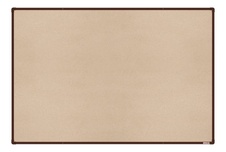 Textilná nástenka boardOK s hnedým rámom 1500x1200
