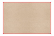Textilná nástenka boardOK s červeným rámom 1800x1200