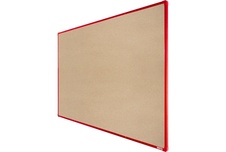 Textilná nástenka boardOK s červeným rámom 1800x1200 - 1