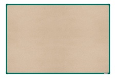 Textilná nástenka boardOK so zeleným rámom 1800x1200