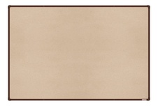 BoardOK textilné nástenka s hnedým rámom 1800x1200