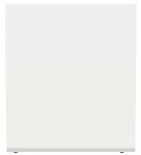 Kôš na triedený odpad - číre sklo, Rossignol Cubatri, 55963, 65 L, biely - 2
