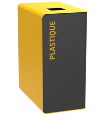 Kôš na triedený odpad - plast, Rossignol Cubatri, 55422, 90 L, žltý