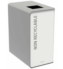 Kôš na triedený odpad - zmesový odpad, Rossignol Cubatri, 55873, 65 L, šedý
