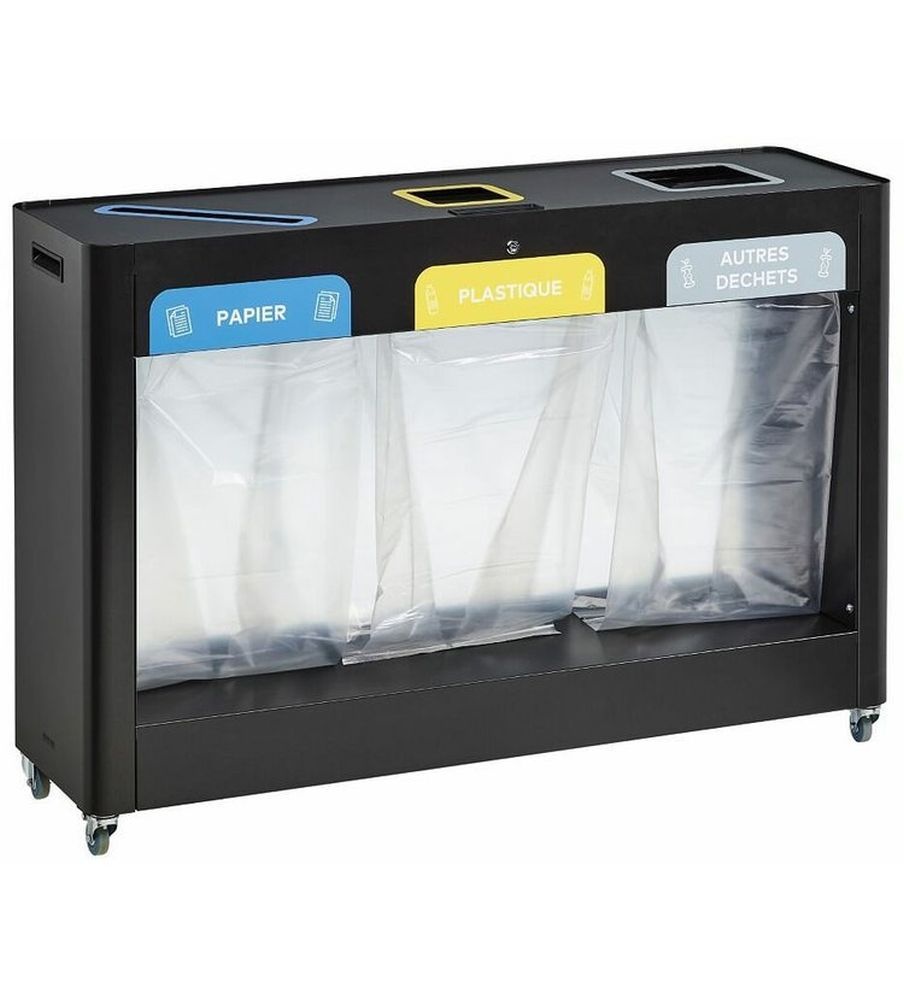 Kôš na triedený odpad, Rossignol Trimouv 55453, 3x110 L