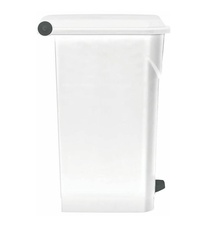 Kôš na triedený odpad pre HACCP - biele sklo, Rossignol Utilo 54020, 30 L, biely plast - 2