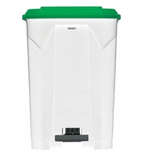 Kôš na triedený odpad pre HACCP - sklo, Rossignol Utilo 54042, 50 L, zelené veko - 1