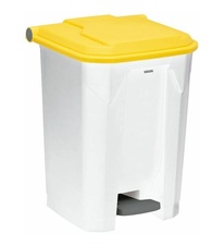 Kôš na triedený odpad pre HACCP - plast, Rossignol Utilo 54044, 50 L, žlté veko