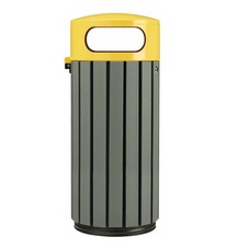 Vonkajší odpadkový kôš Rossignol Zeno Etik 57935, 60 L, žltý - 2