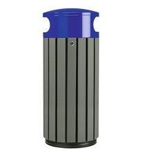 Vonkajší odpadkový kôš Rossignol Zeno Etik 57929, 60 L, modrý - 1