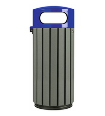 Vonkajší odpadkový kôš Rossignol Zeno Etik 57929, 60 L, modrý - 2