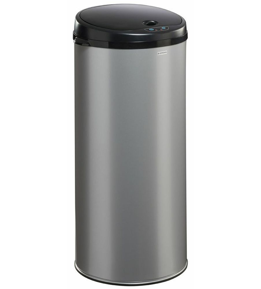 Bezdotykový odpadkový kôš Rossignol Sensitive Plus 93562, 45 L, matný šedý, RAL 9006