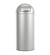Odpadkový kôš Rossignol Push 59793, 45 L, šedý, RAL 9006 - 1