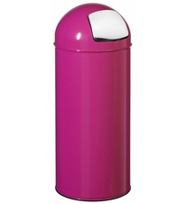 Odpadkový kôš Rossignol Push 57421, 45 L, ružový, RAL 4010