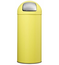 Odpadkový kôš Rossignol Push 57423, 45 L, žltý, RAL 1016 - 1