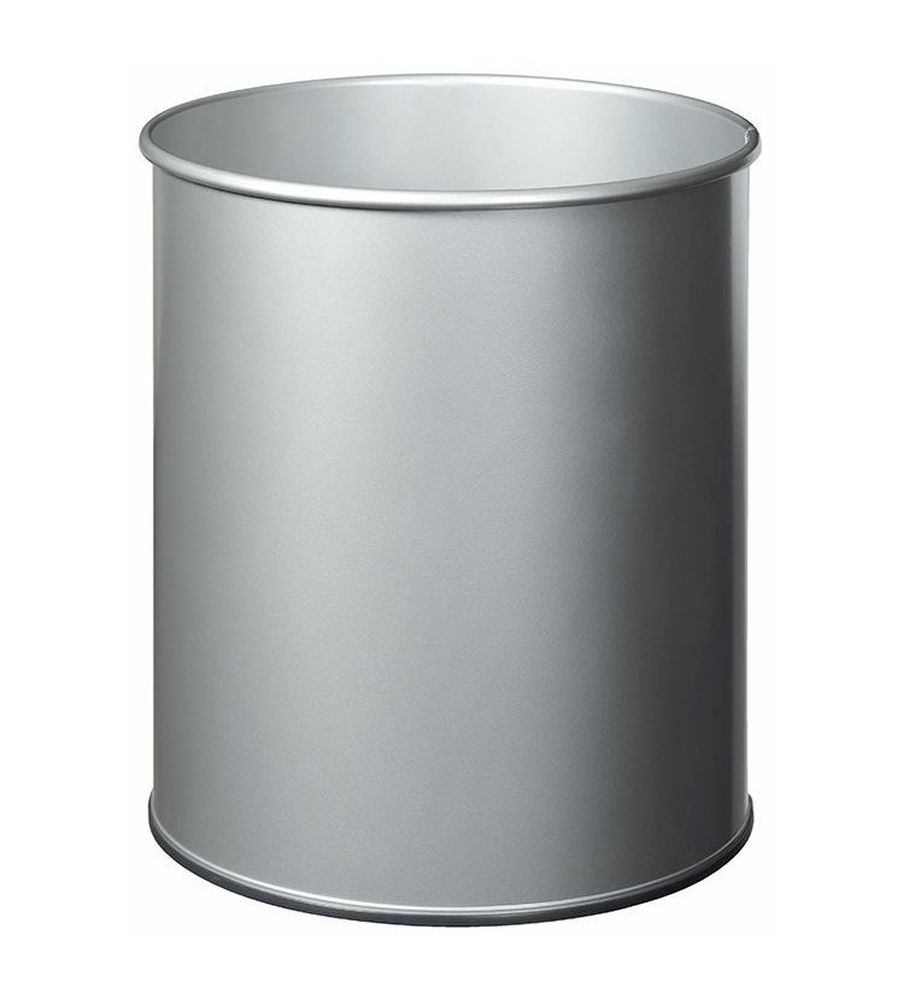Odpadkový kôš Rossignol Appy 50144, 30 L, oceľový, šedý, RAL 9006