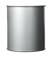 Odpadkový kôš Rossignol Appy 50144, 30 L, oceľový, šedý, RAL 9006 - 1