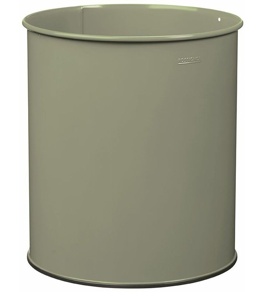 Odpadkový kôš Rossignol Appy 50154, 30 L, oceľový, zelenošedý, RAL 7033
