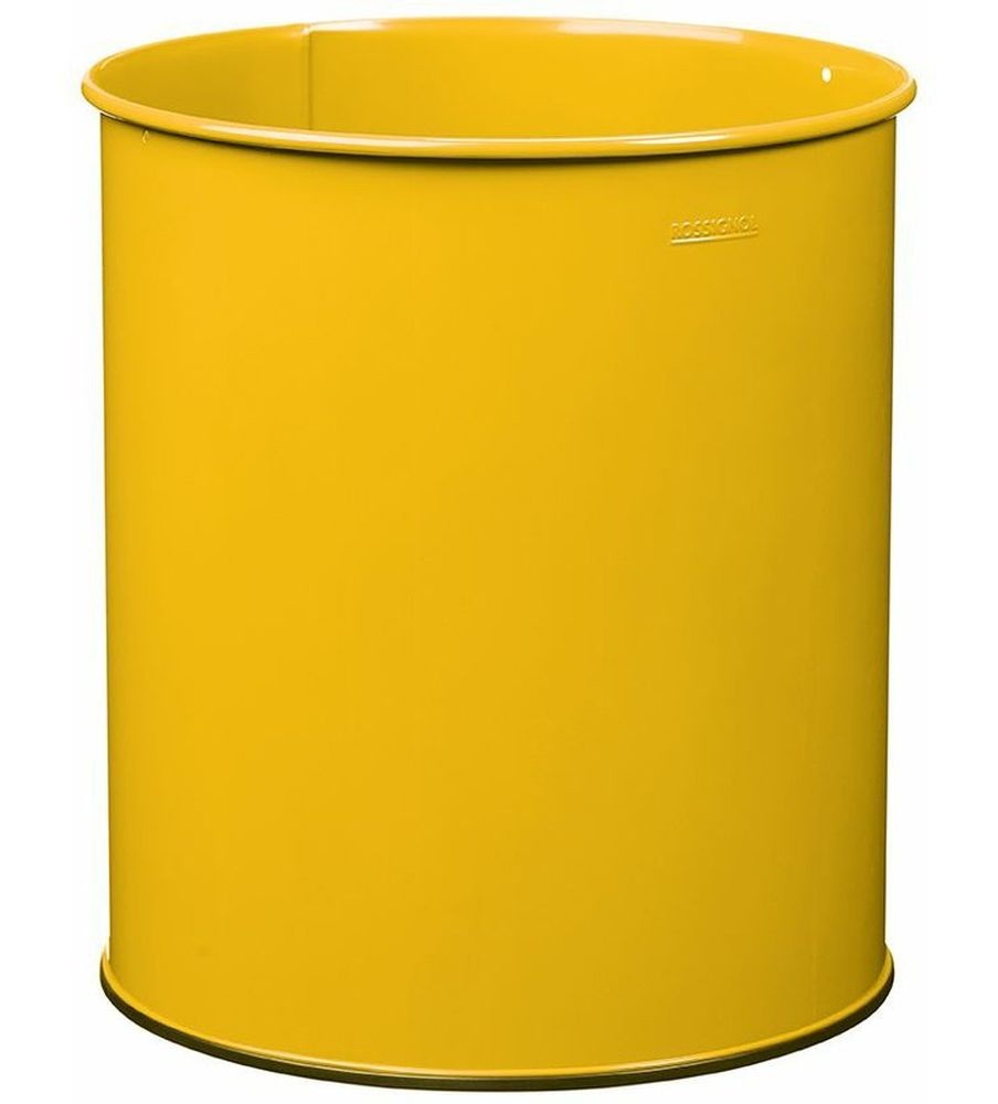 Odpadkový kôš Rossignol Appy 50156, 30 L, oceľový, žltý, RAL 1012