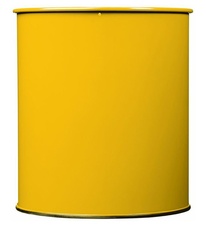 Odpadkový kôš Rossignol Appy 50156, 30 L, oceľový, žltý, RAL 1012 - 2