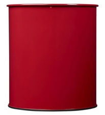 Odpadkový kôš Rossignol Appy 50159, 30 L, oceľový, červený, RAL 3027 - 2