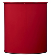 Odpadkový kôš Rossignol Appy 50159, 30 L, oceľový, červený, RAL 3027 - 2