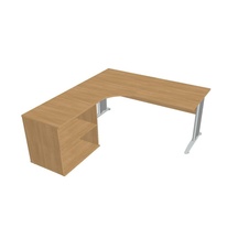 Kancelársky stôl pracovný, zostava pravá - CE 1800 60 HP, dub