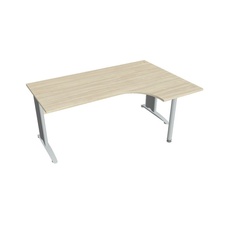 Kancelársky stôl pracovný, ľavé prevedenie - CE 1800 60 L, agát