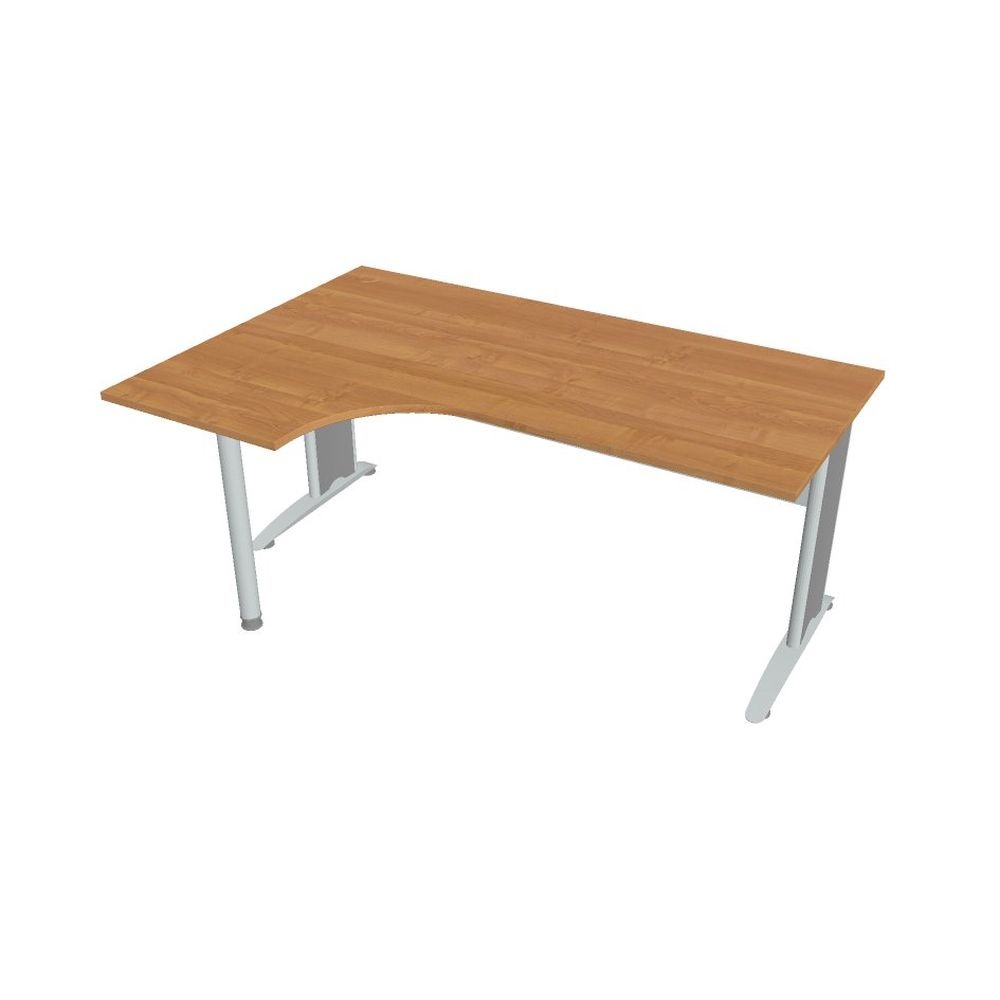 Kancelársky stôl pracovný, pravé prevedenie - CE 1800 60 P, jelša