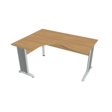 HOBIS kancelársky stôl pracovný tvarový, ergo pravý - CE 2005 P, dub