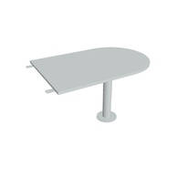 HOBIS prídavný stôl jednací oblúk - CP 1200 3, šedá