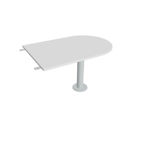 HOBIS prídavný stôl jednací oblúk - CP 1200 3, biela