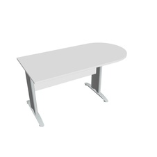 HOBIS prídavný stôl jednací oblúk - CP 1600 1, biela