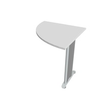 HOBIS spojovací stôl ľavý - CP 901 L, biela