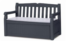 Záhradná lavica Keter Eden Garden Bench 265l, šedá