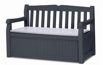 Záhradná lavica Keter Eden Garden Bench 265l, šedá