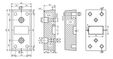 Gumový doraz na rampu 500x250x140 - 3