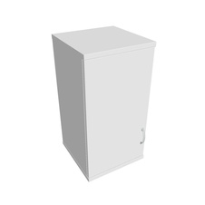 HOBIS skriňa policová dverová horná - S 2 40 01 L H, biela