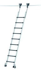 Závesný regálový rebrík so skrutkovými stupňami COMFORTSTEP