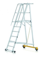 Plošinový rebrík ZAP SAFEMASTER PLUS S s pracovnou výškou 3,