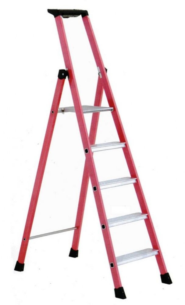 ZARGES plastový stupňový stojací rebrík EFAmix S, dĺžka 2,40 m