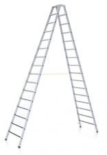 Stupňový stojací rebrík R13step B, dĺžka 0,88 m