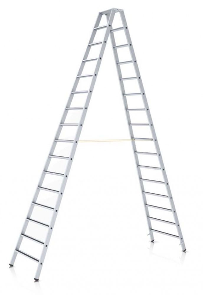 ZARGES stupňový stojací rebrík R13step B, dĺžka 1,70 m