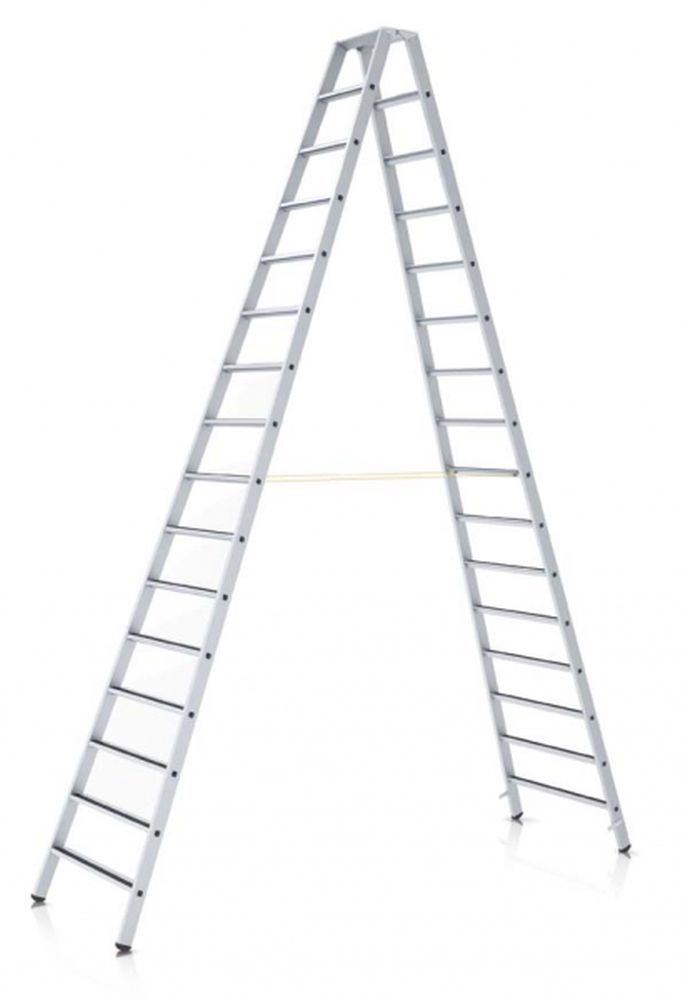 Stupňový stojací rebrík R13step B, dĺžka 2,27 m