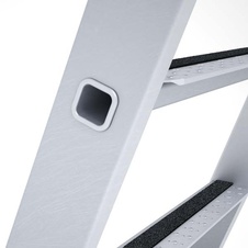 ZARGES stupňový stojací rebrík R13step B, dĺžka 3,95 m - 1