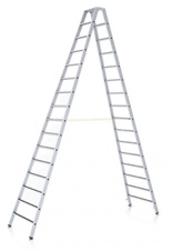 ZARGES stupňový stojací rebrík R13step B, dĺžka 4,51 m