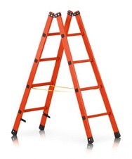 Celoplastový stojací rebrík EFA B, dĺžka 3 m