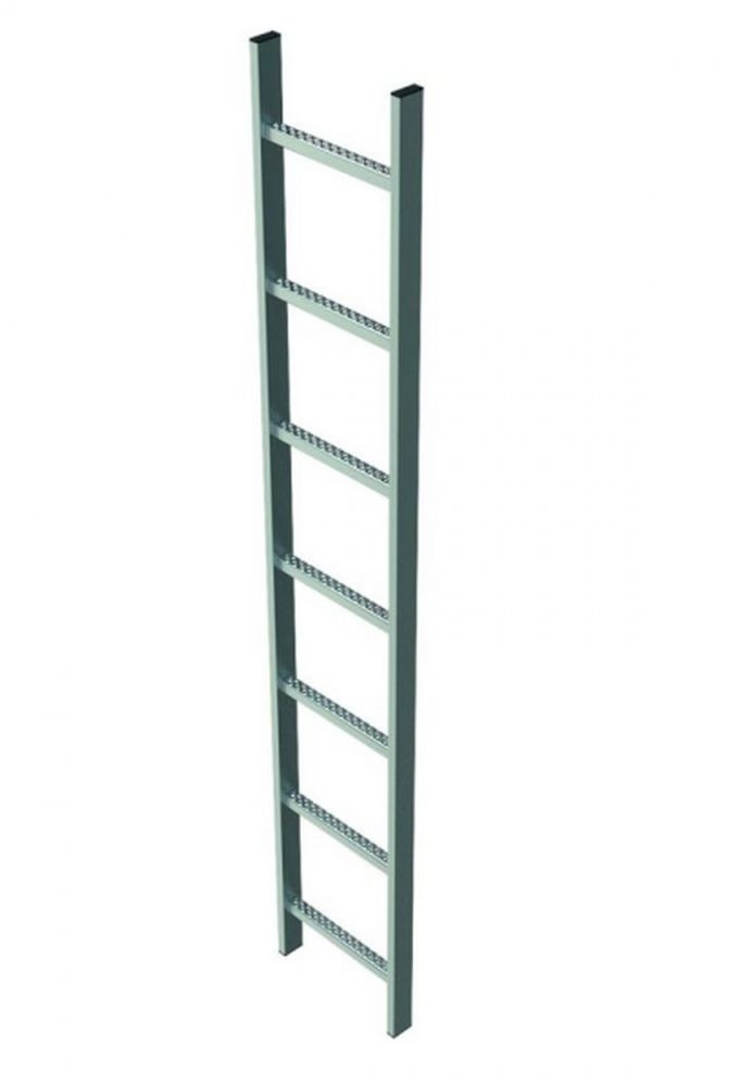 ZARGES šachtový rebrík z nerezovej ocele, šírka 300 mm, dĺžka 2,24 m
