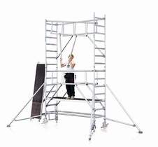 Lešenie MultiTower S-PLUS 1T, výška 11,6 m a dĺžka základne - 1