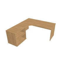 HOBIS stôl pracovný, zostava pravá - GE 1800 60 H P, dub